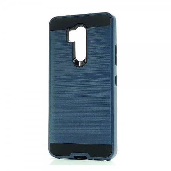 Wholesale LG G7 ThinQ Armor Hybrid Case (Navy Blue)